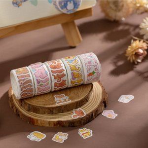 Korean Style Animal Die Cut Masking Tape